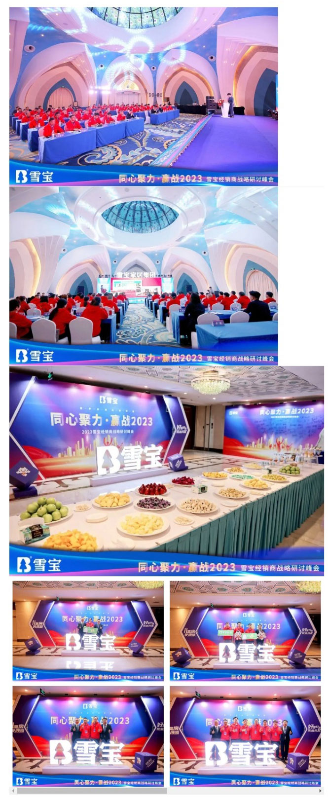 同心聚力·贏戰2023丨雪寶經銷商戰略研討峰會圓滿成功